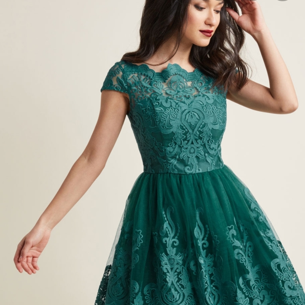 Modcloth Chi Chi London real lace dress